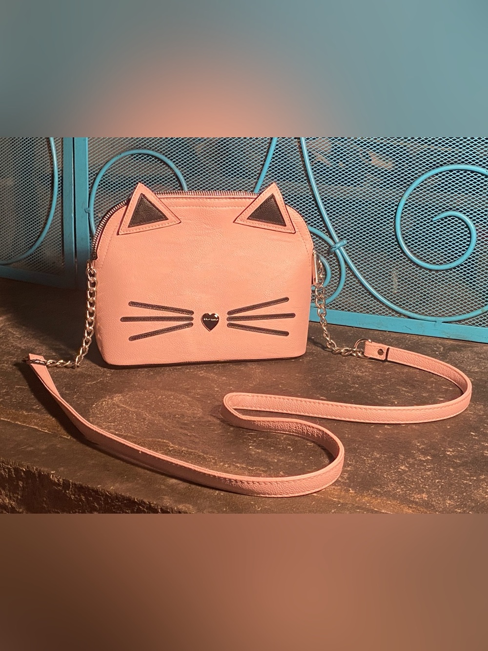 NWOT Betsey Johnson bag, kitty ears, nose,whiskers